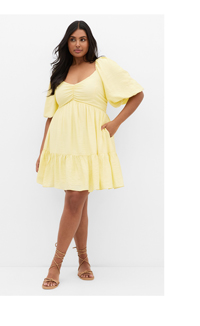 Shop the Mindy Babydoll Mini Dress