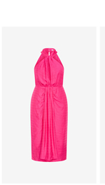 Shop the Briella Halter Twist Front Midi Dress