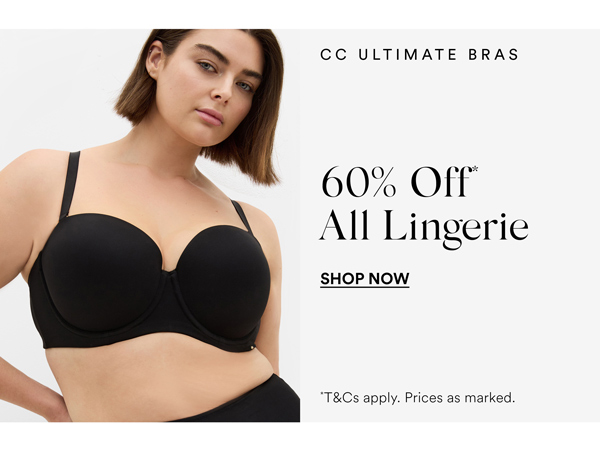 Shop 60% Off* Lingerie