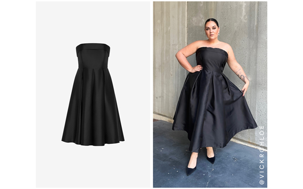 Shop the Tiffany Strapless Midi Dress