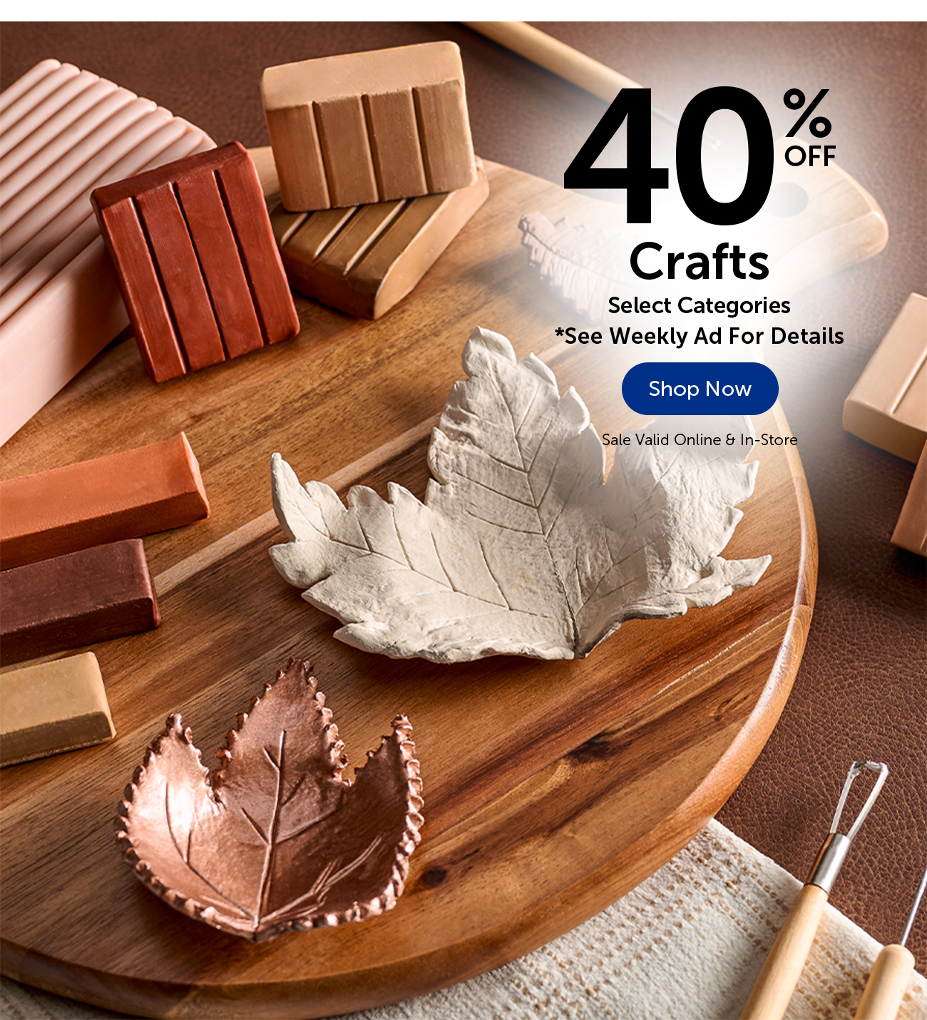 40% Off Crafts - Select Categories