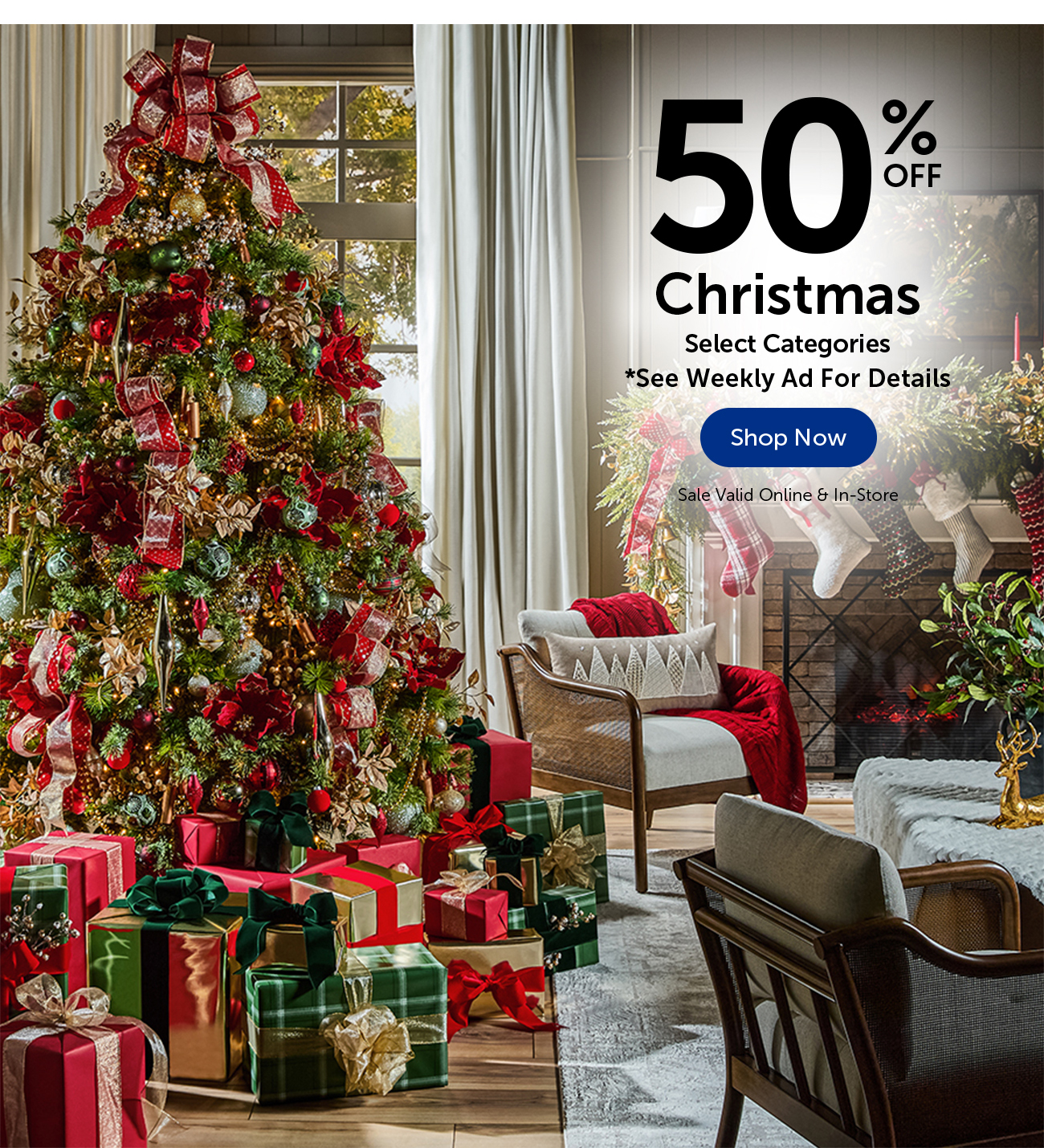 50% Off Christmas - Select Categories