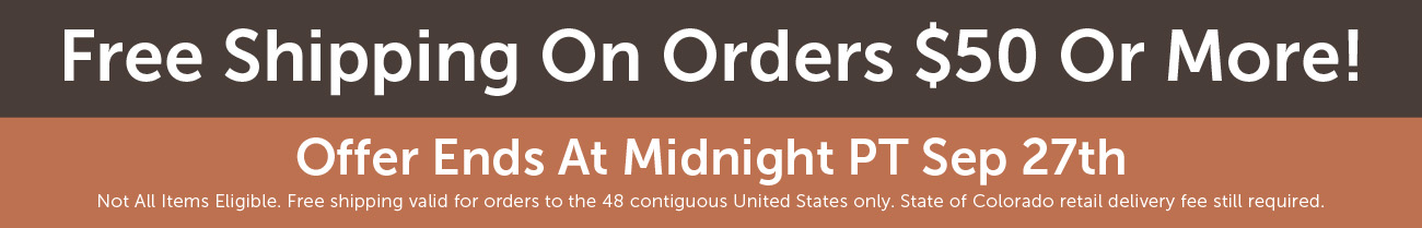 Free Shipping On Orders $50 Or More! Offer Ends At Midnight PT Sep 27th