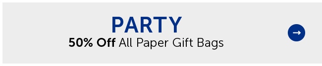 Party - 50% Off All Paper Gift Bags