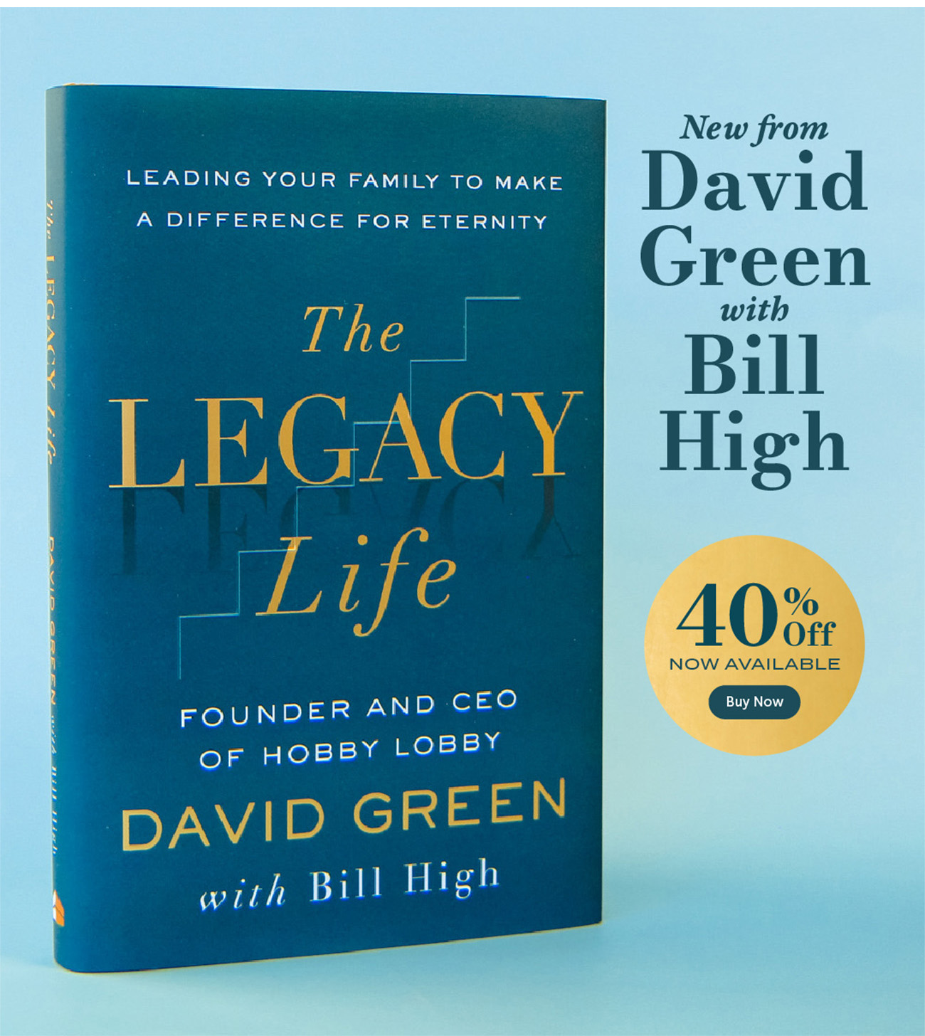 New from David Green with Bill High - "The Legacy Life"