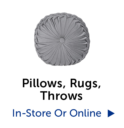 Pillows, Rugs, & Throws