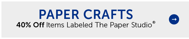 Paper Crafts - 40% Off Items Labeled The Paper Studio®