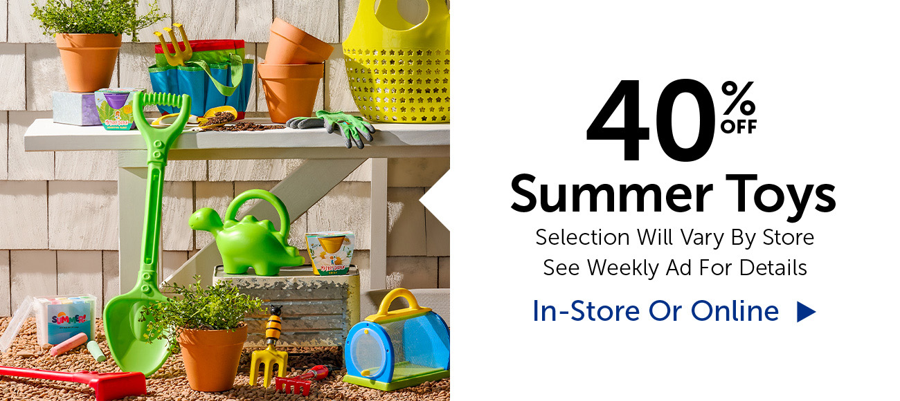 40% Off Summer Toys - Select Categories