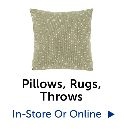 Pillows, Rugs, Throws