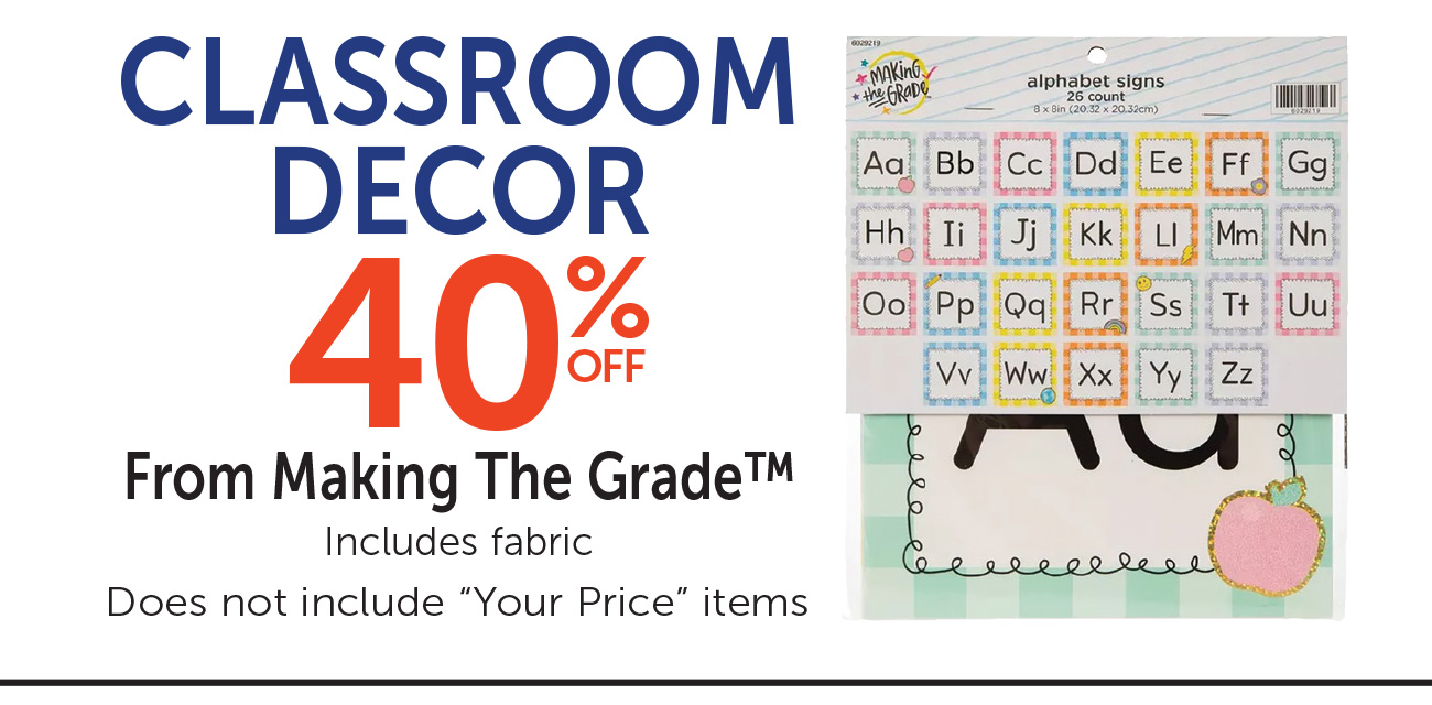 Classroom Decor