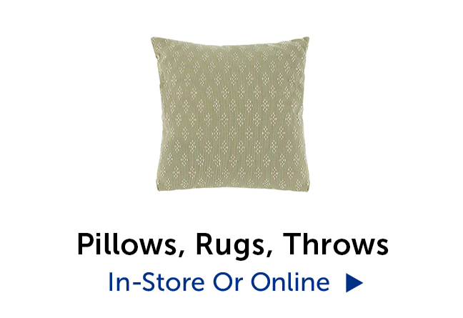 Pillows, Throws, Rugs