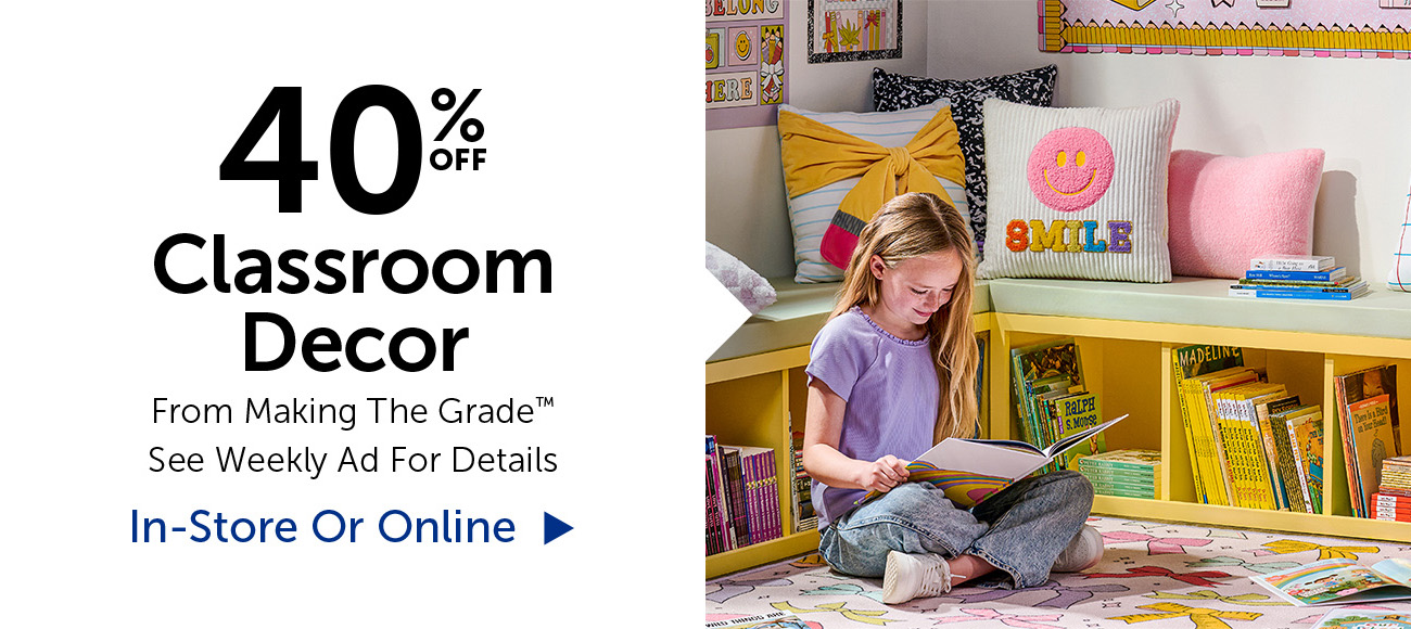 40% Off Classroom Decor - From Making The Grade™