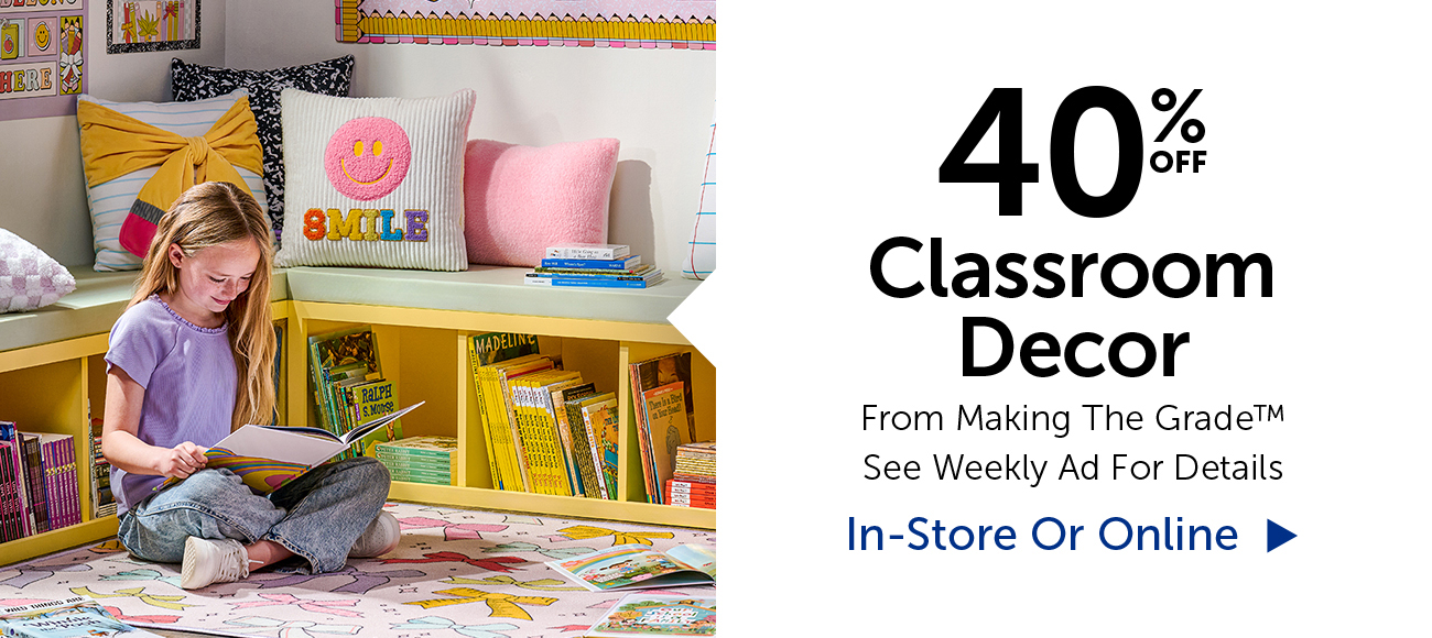 40% Off Classroom Decor - From Making The Grade™