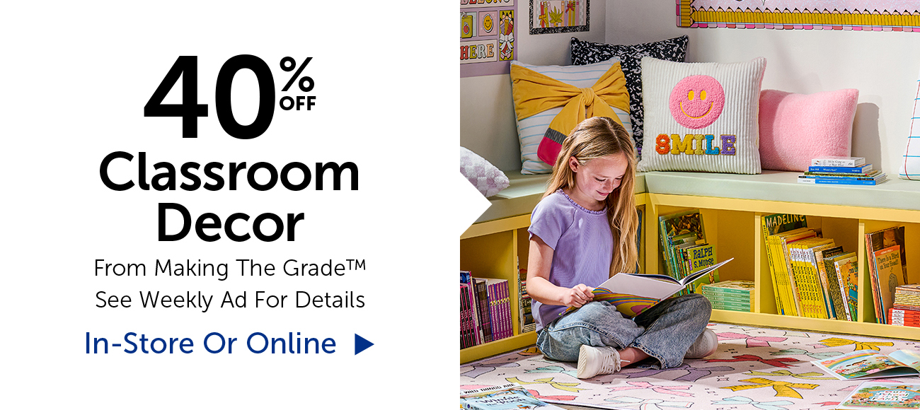 40% Off Classroom Decor - From Making The Grade™