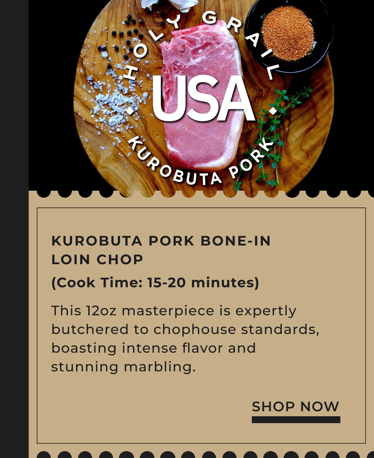 Kurobuta Pork Bone-In Loin Chop