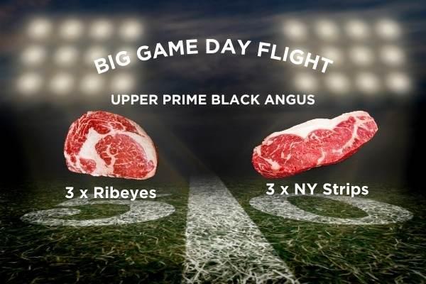 Image of Big Game Upper Prime Ribeye & Strip: 6-Pack