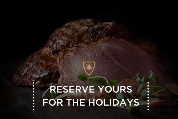 Kurobuta Ham reserve for the Holidays