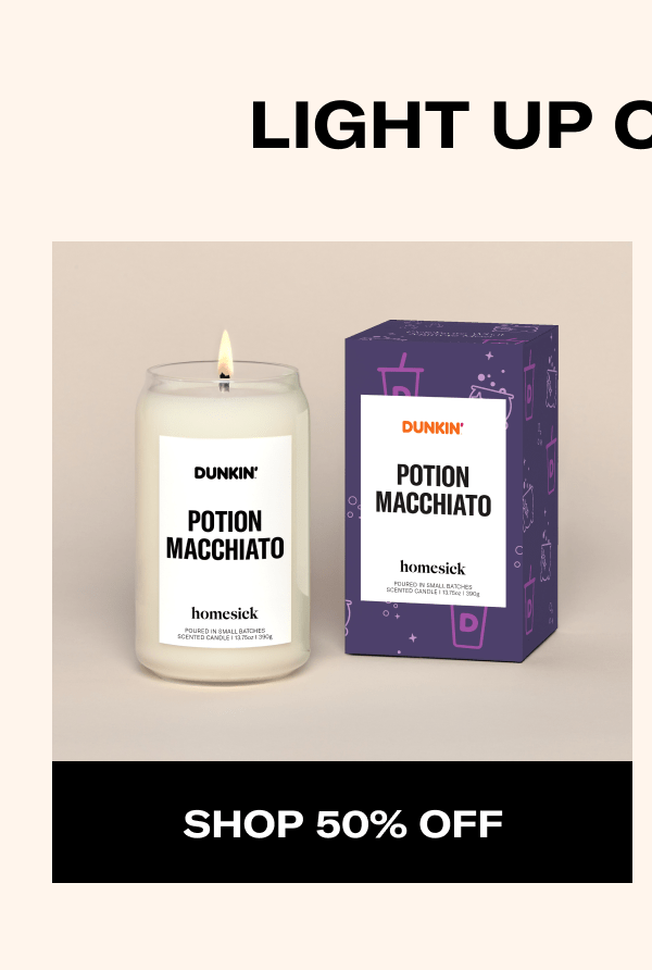 Light up cozy vibes | Shop 50% off