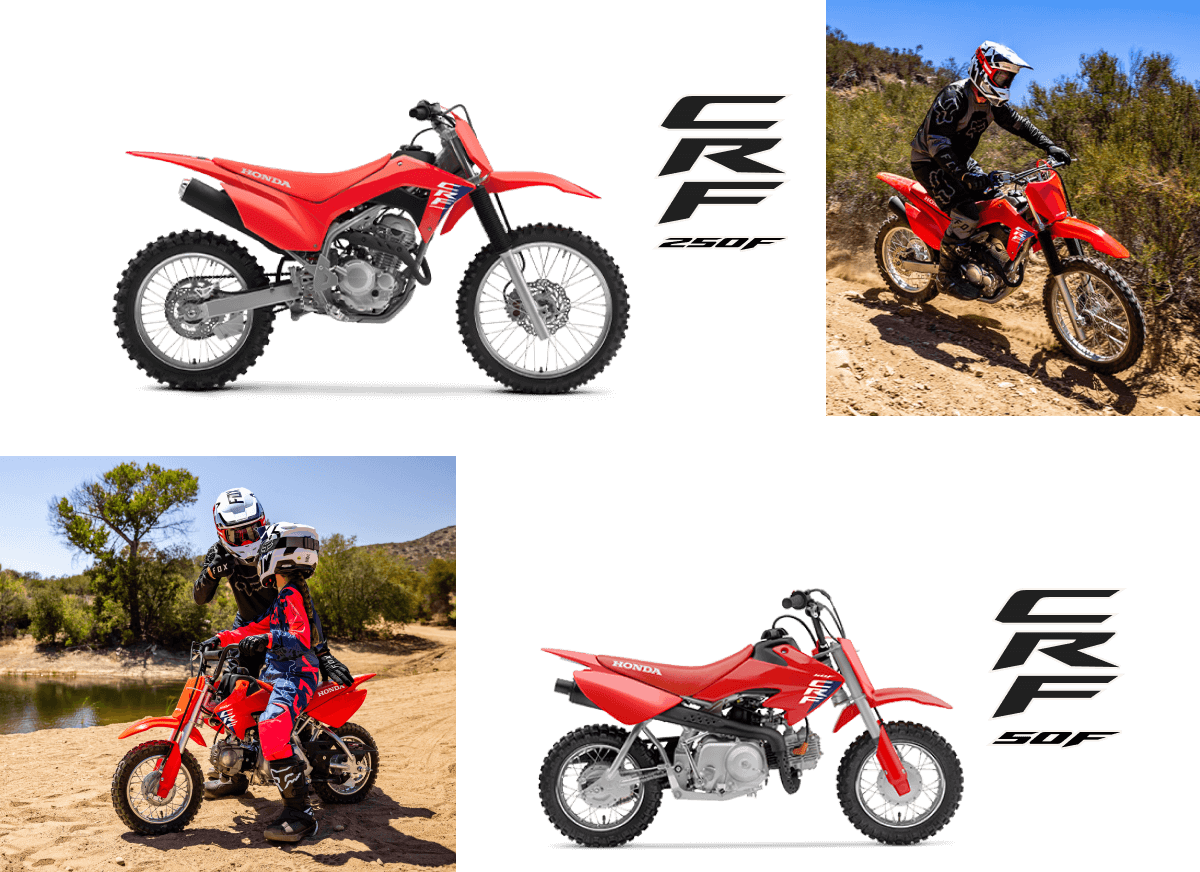CRF250F and CRF50F