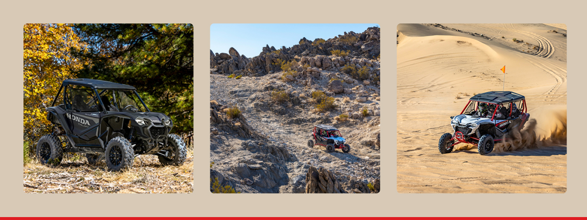 From rock crawling to dune railing, there's a Talon for you.