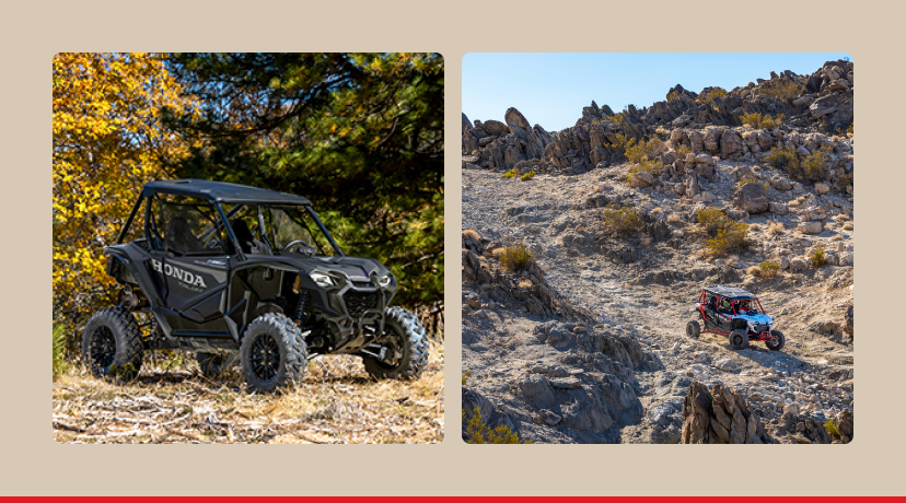 From rock crawling to dune railing, there's a Talon for you.