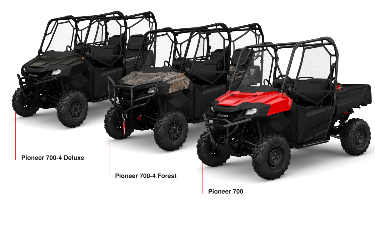 Honda Pioneer 700 and Pioneer 700-4