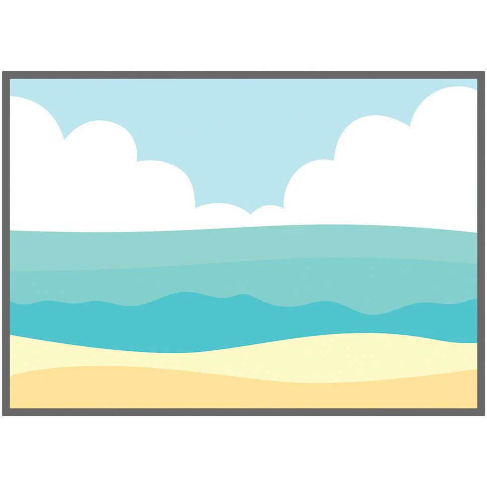 Image of Beach Scene A7 Cover Plate - Honey Cuts Retiring