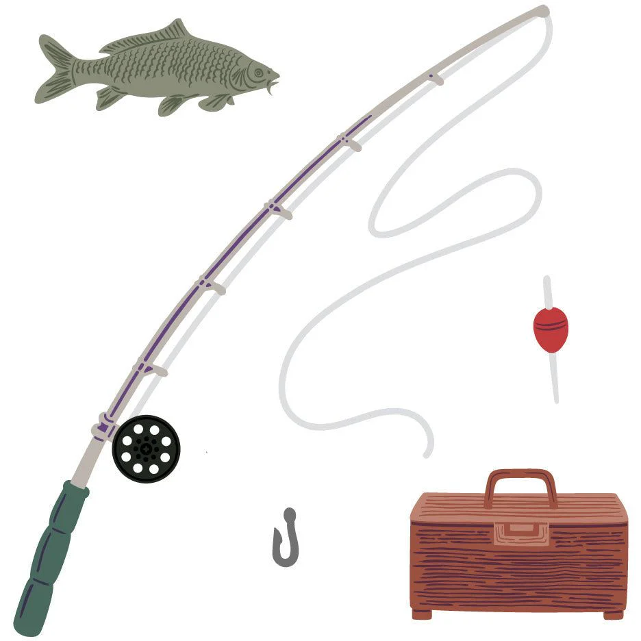 Image of Lovely Layers: Rod & Reel - Honey Cuts