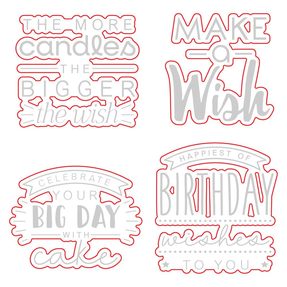 Image of Big Bold Birthday - Honey Cuts