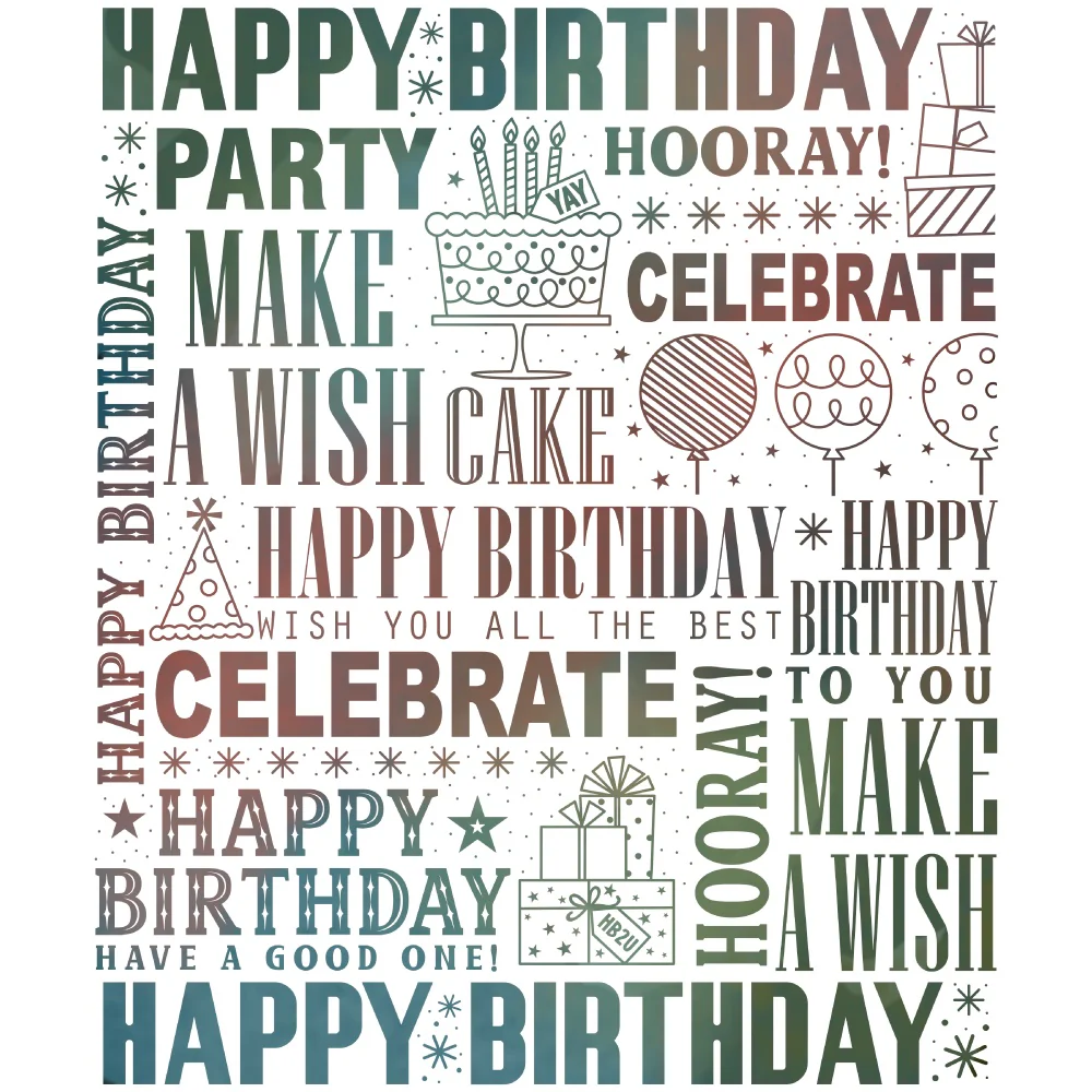 Image of Celebrate Background - 5x6 Rubber Cling Stamp Set