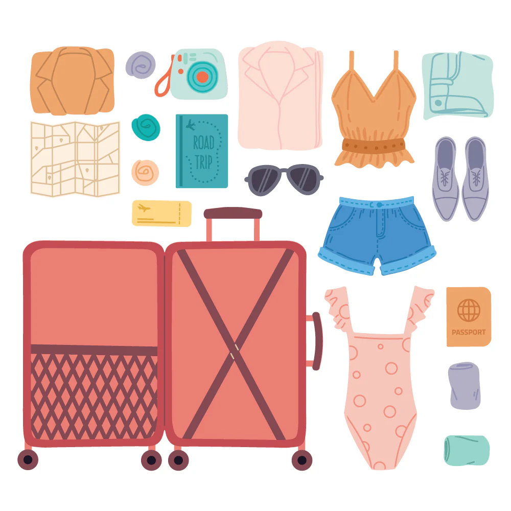 Image of Lovely Layers: Packed Suitcase - Honey Cut