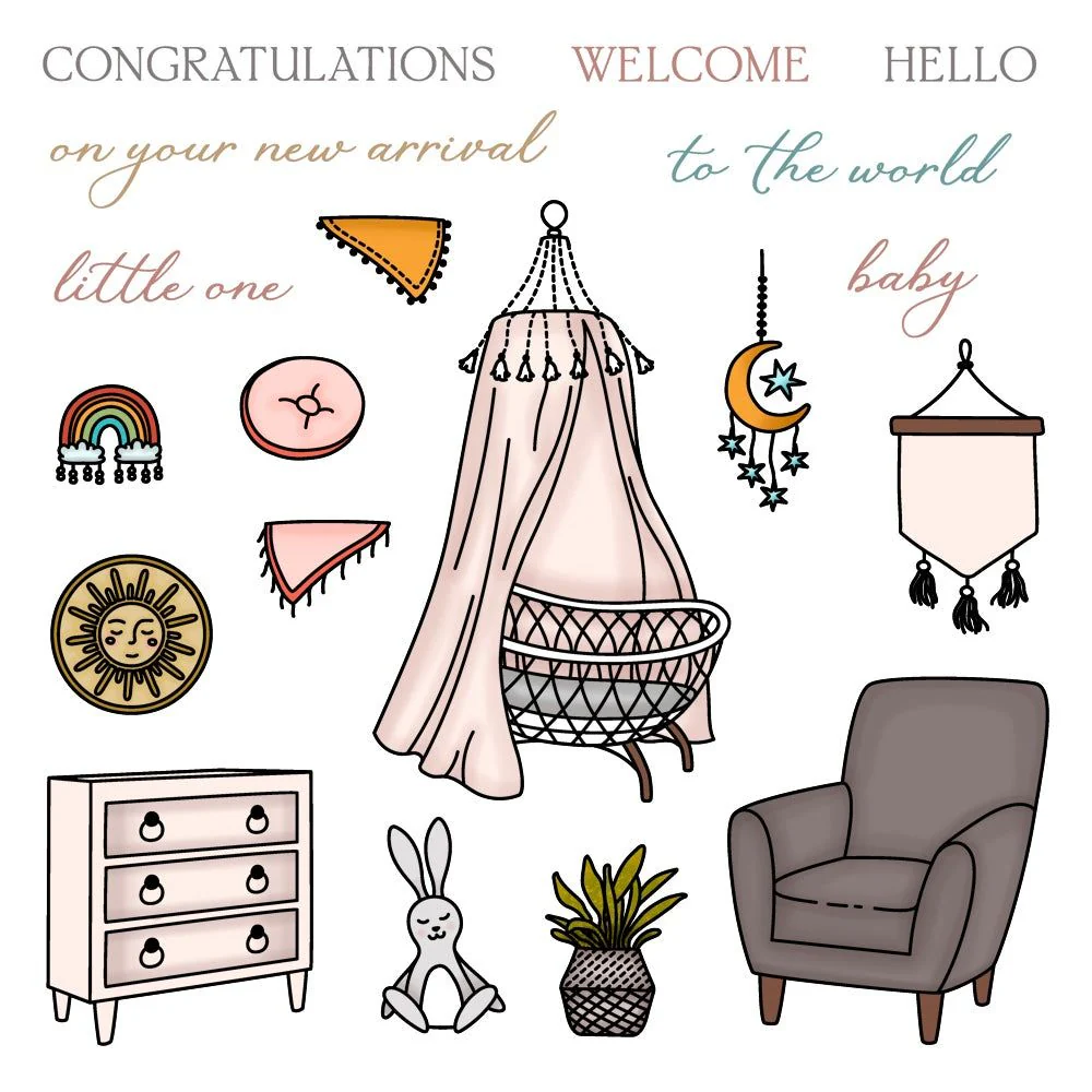 Image of Sweet Nursery - 6x6 Stamp Set