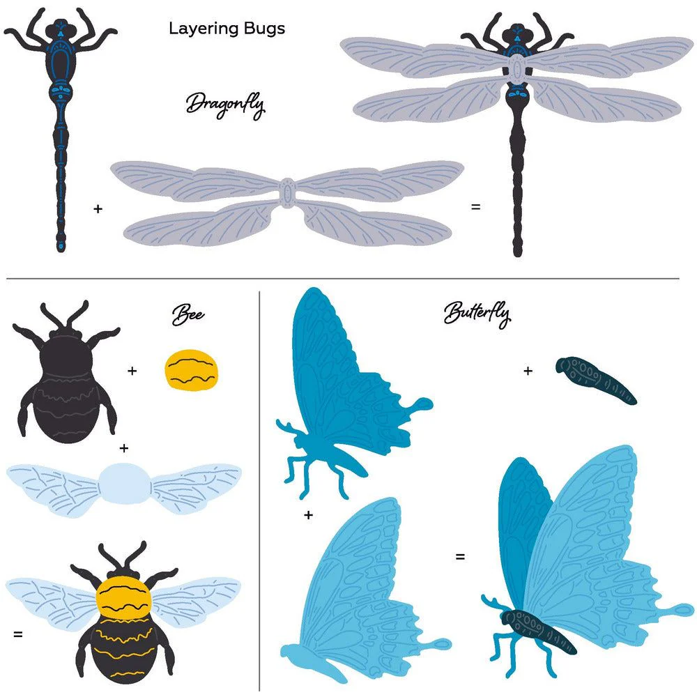 Image of Lovely Layers: Bugs - Honey Cuts
