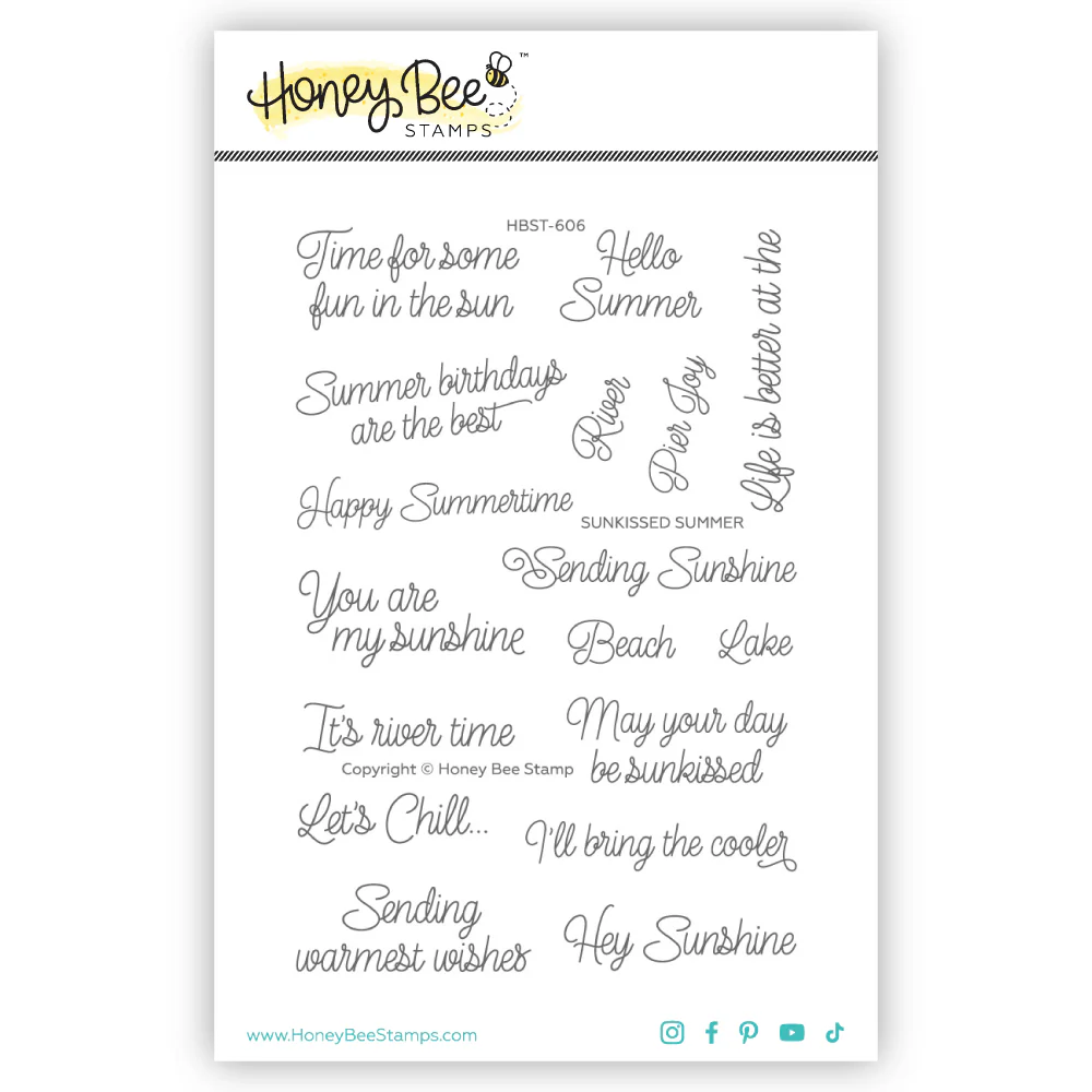 Image of Sunkissed Summer - 4x6 Stamp Set