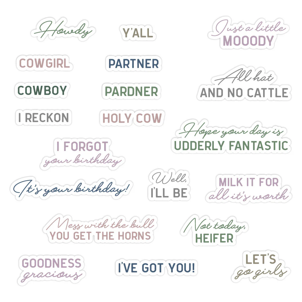 Image of Howdy Y'all - 4x6 Stamp Set