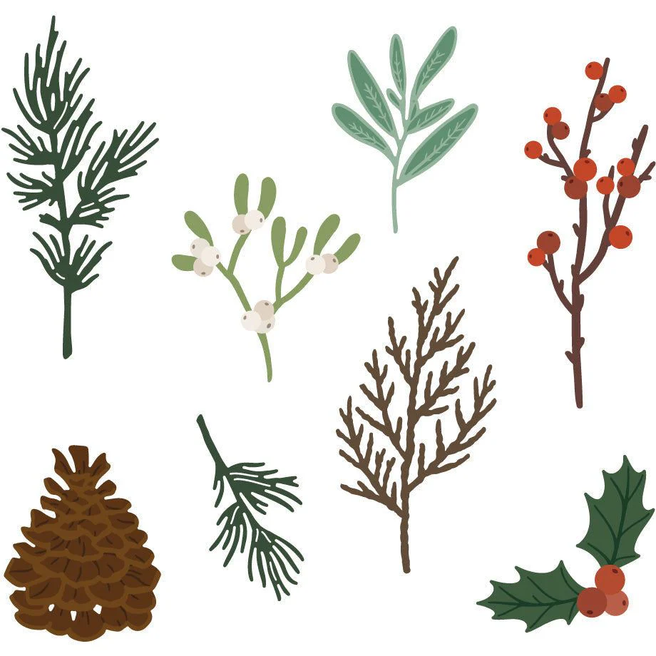 Image of Lovely Layers: Winter Greenery - Honey Cuts