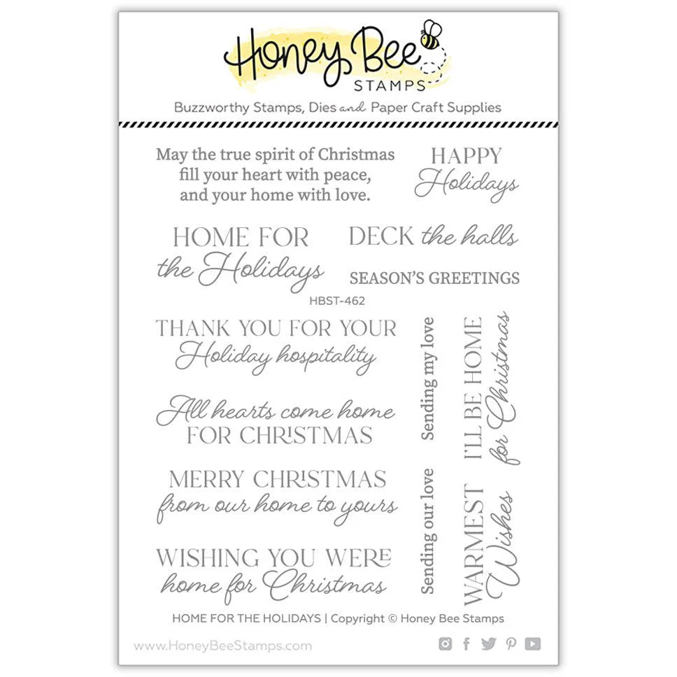 Image of Home For The Holidays - 4x5 Stamp Set