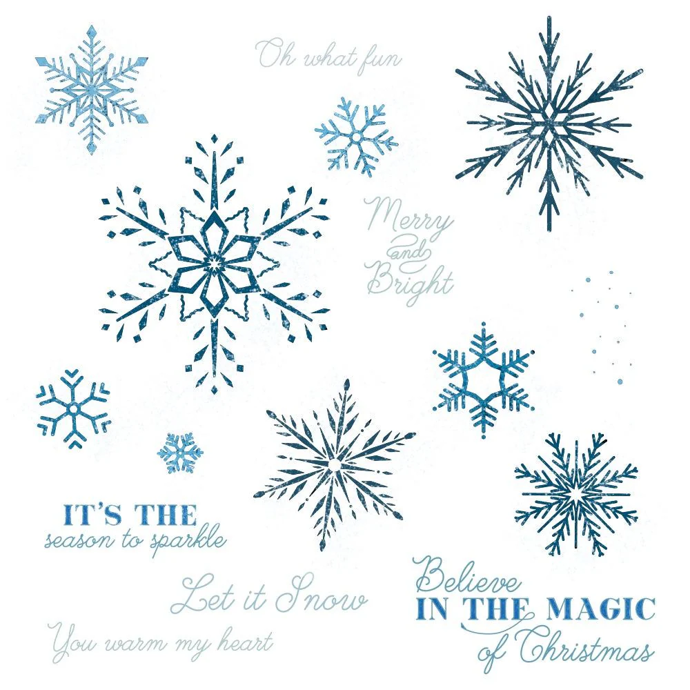 Image of Let It Snow - 6x8 Stamp Set