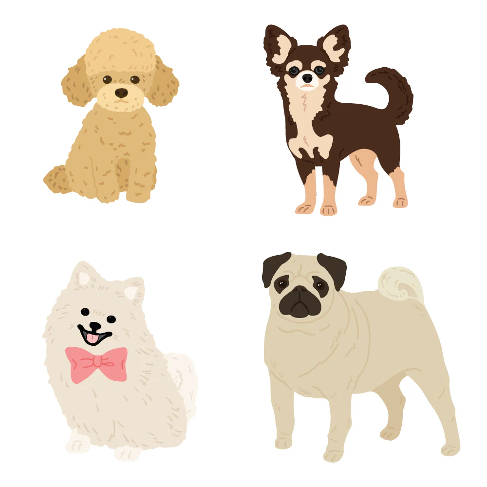 Image of Lovely Layers: Small Dogs - Honey Cuts