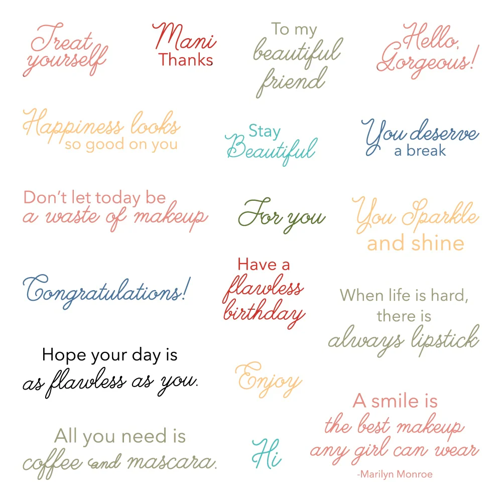 Image of Flawless Friend - 6"x6" Stamp Set