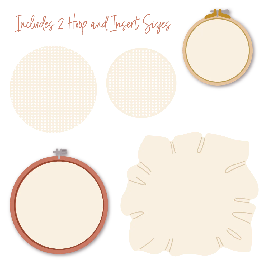 Image of Lovely Layers: Circle Embroidery Hoop - Honey Cuts