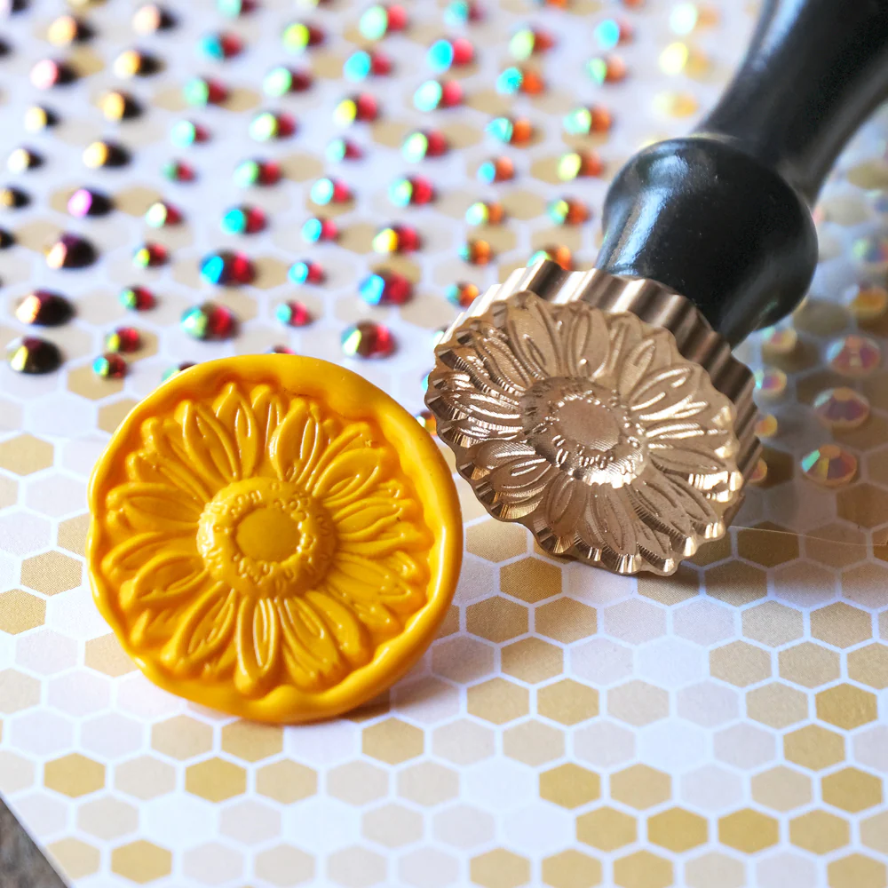 Image of 3D Sunflower - Wax Stamper