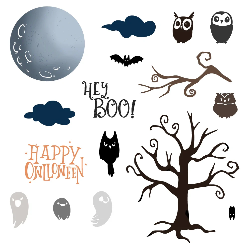 Image of Owlloween - 6x8 Stamp Set