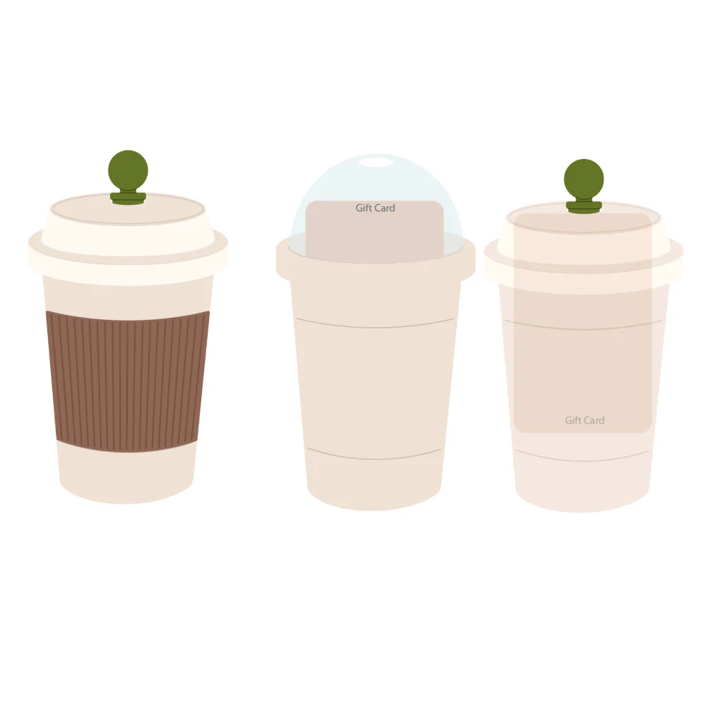 Image of Lovely Layers: Coffee Cup - Honey Cuts