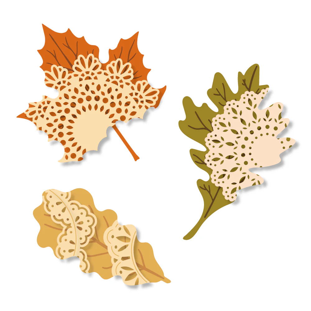 Image of Lovely Layers: Boho Leaves - Honey Cuts