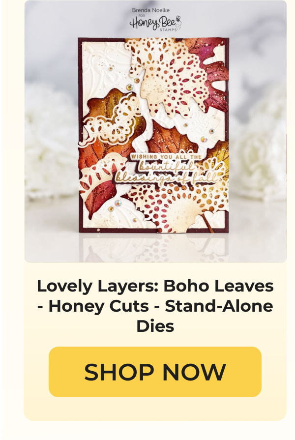 Lovely Layers: Boho Leaves - Honey Cuts: Stand-Alone Dies