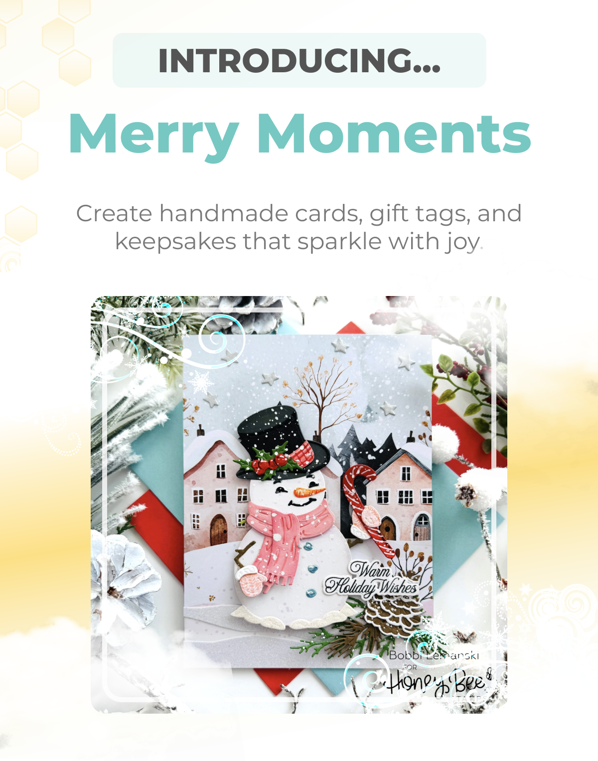 Merry Moments: Handmade cards and gift tags.