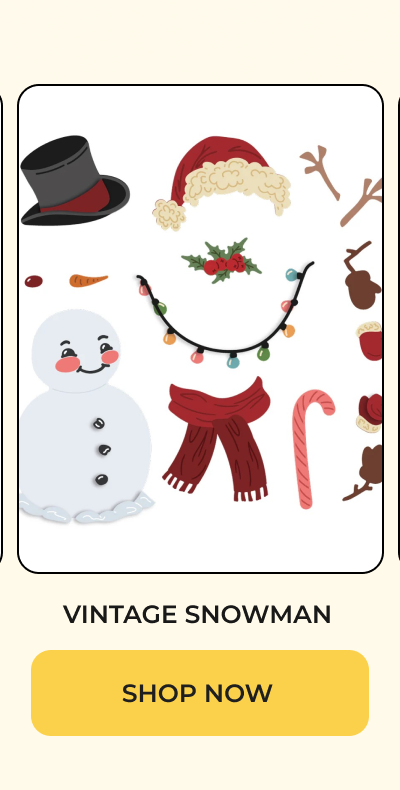 VINTAGE SNOWMAN