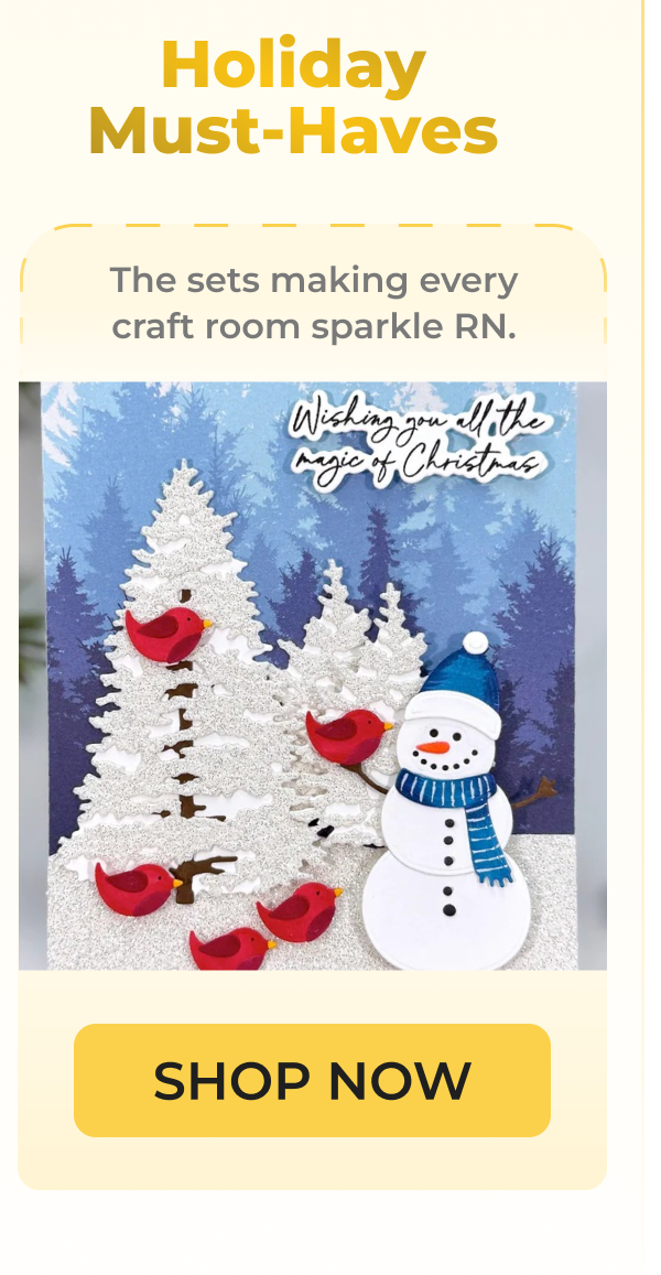 The sets making every craft room sparkle RN. SHOP NOW