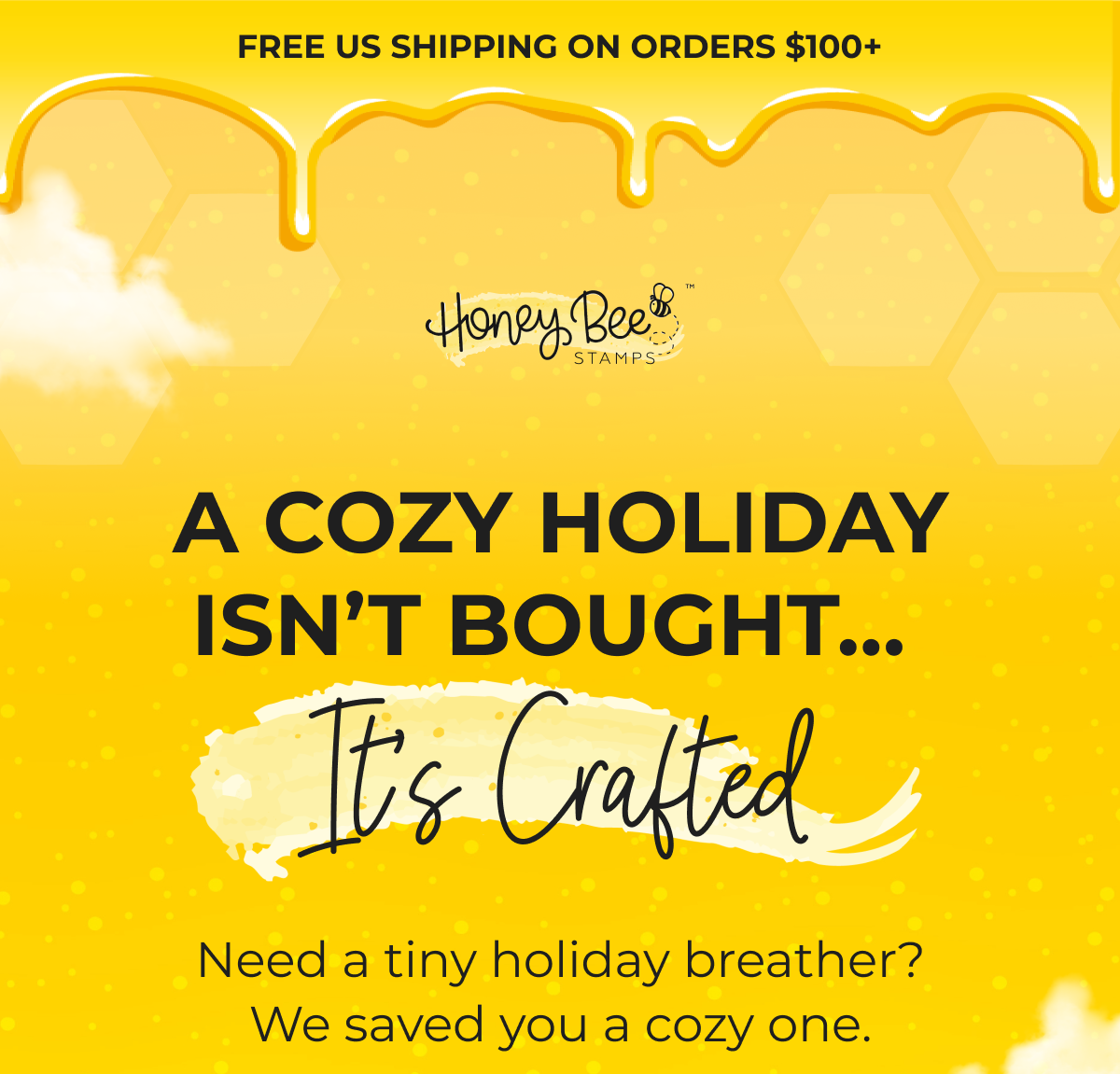 A cozy holiday isn't bought... It's crafted